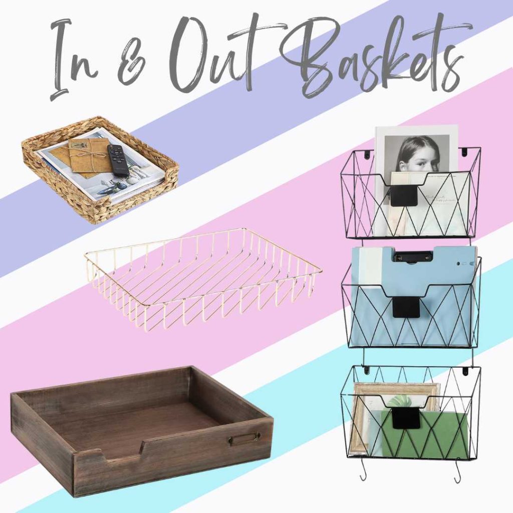 organizing papers at home