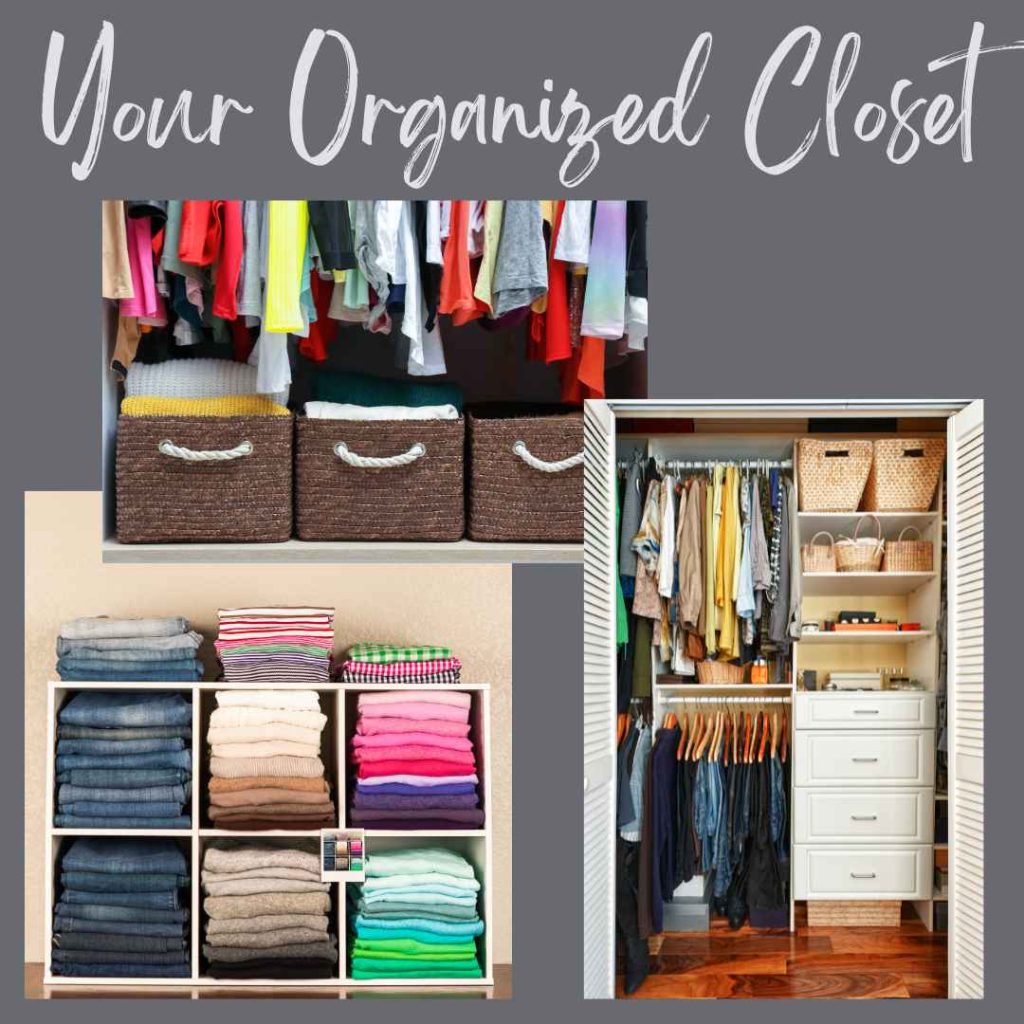 after photos of organized closet spaces