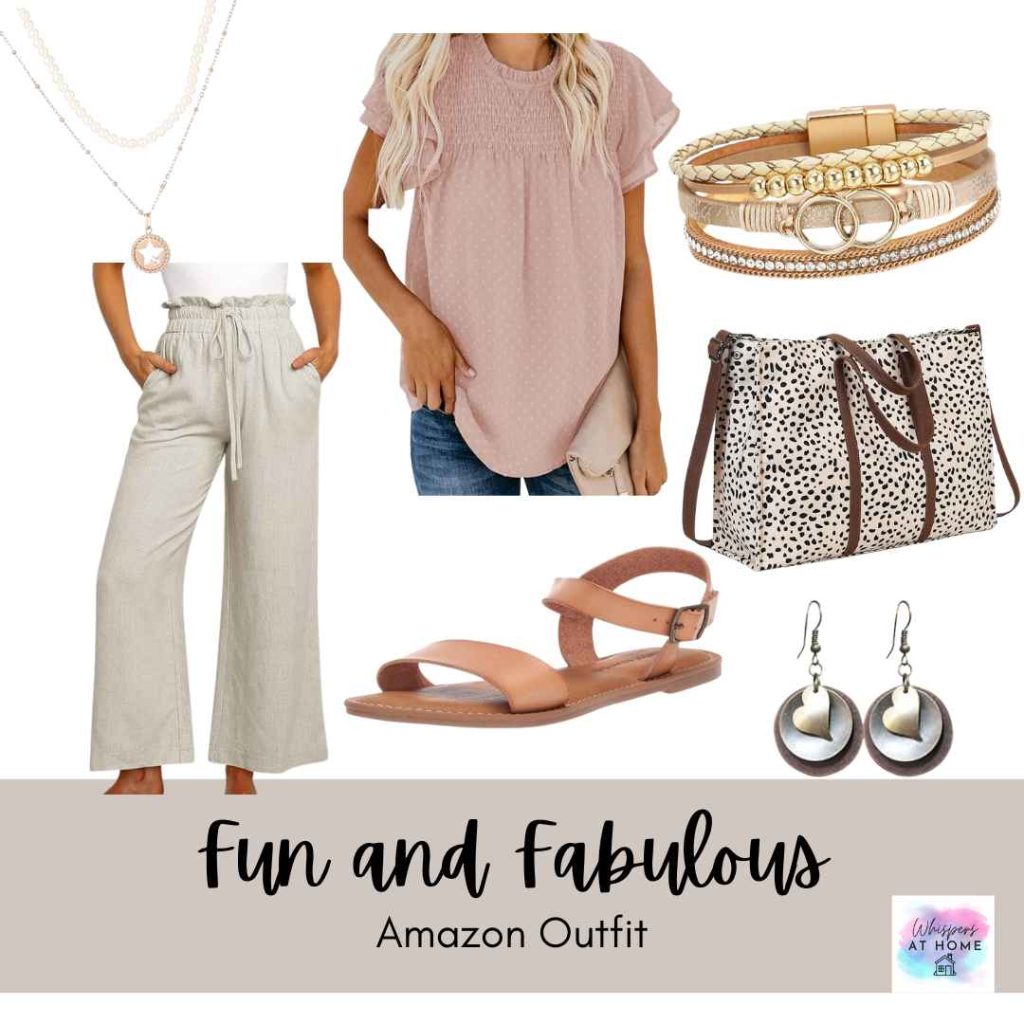 Breezy teacher outfit with great print bag